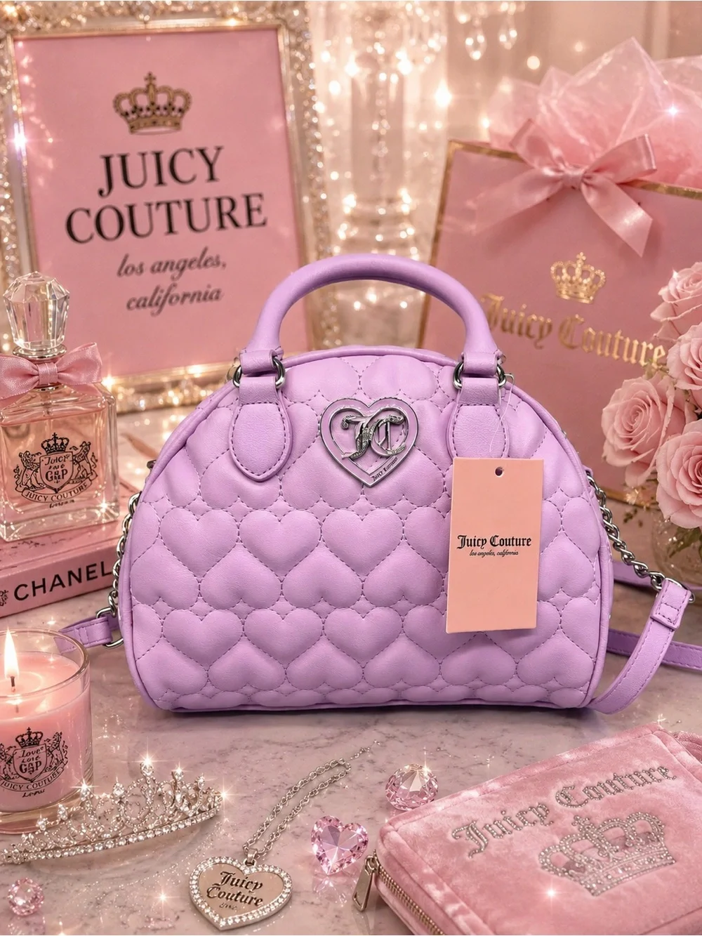 Juicy couture flawless dome‎ satchel purse
